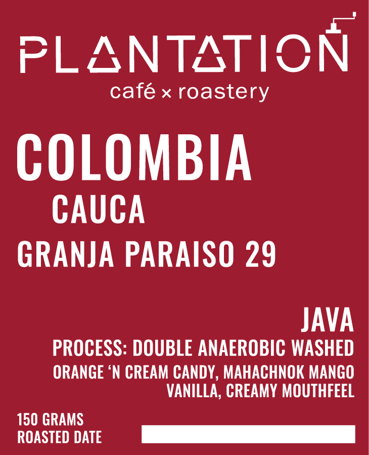 Colombia Cauca Granja Paraiso 92/ Double Anaerobic Washed