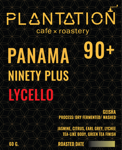Panama Ninety plus Lycello, Gesha Dry Fermented/ Washed