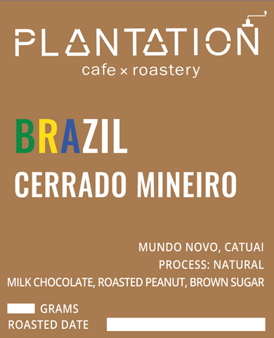 Brazil Cerrado Mineiro 250g. (Filter/Espresso)